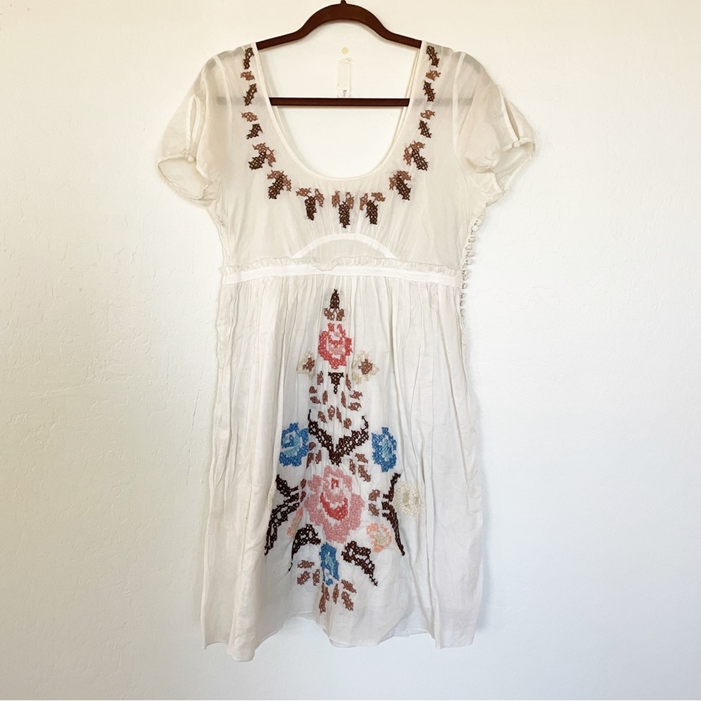 Johnny Was Joystick Embroidered Dress Size Large